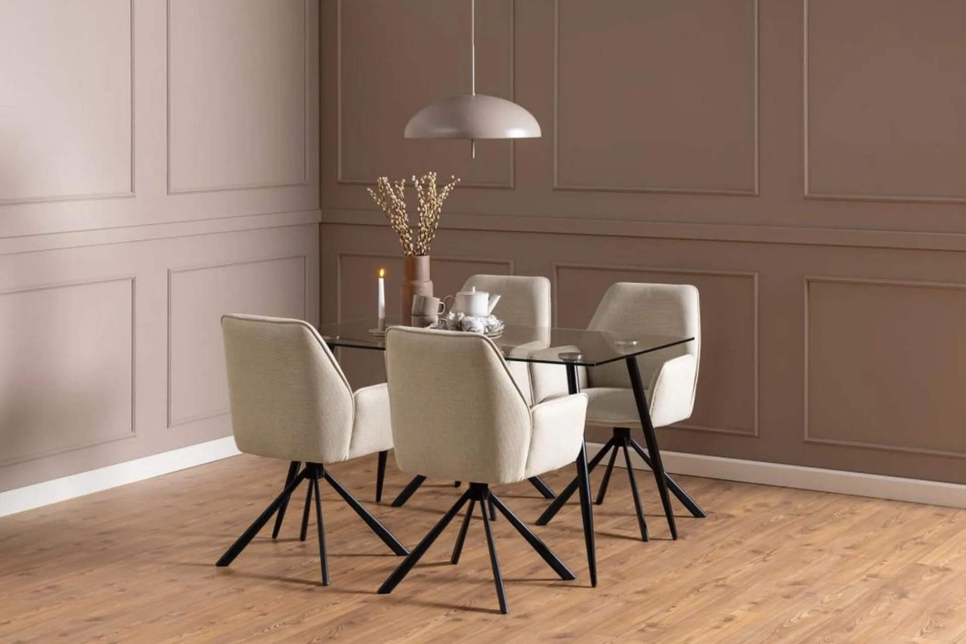 Karmstoler-Sapana Lenestol Beige