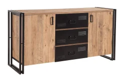 Sideboard & Skjenker-Sapphira Avlastningsbord Brun,Svart