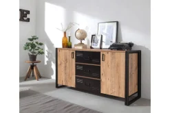 Sideboard & Skjenker-Sapphira Avlastningsbord Brun,Svart