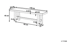 Spisegrupper Hage-Scania Hagebord + 2 Benker 80 cm Hvit