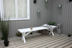 Benker-Scottsdale Sittebenk 180 cm Hvit
