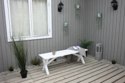 KWA Entrebenk|Benk-Scottsdale Sittebenk 140 cm Hvit