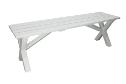 KWA Entrebenk|Benk-Scottsdale Sittebenk 140 cm Hvit