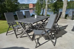 Lifestyle Garden Scottsdale Spisegruppe 150 cm + 4 Solanum Stoler