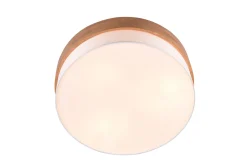 Trio Lighting Taklampe|Kjøkkenlampe-Seasons Taklampe 50 cm E14 Hvit/Tre