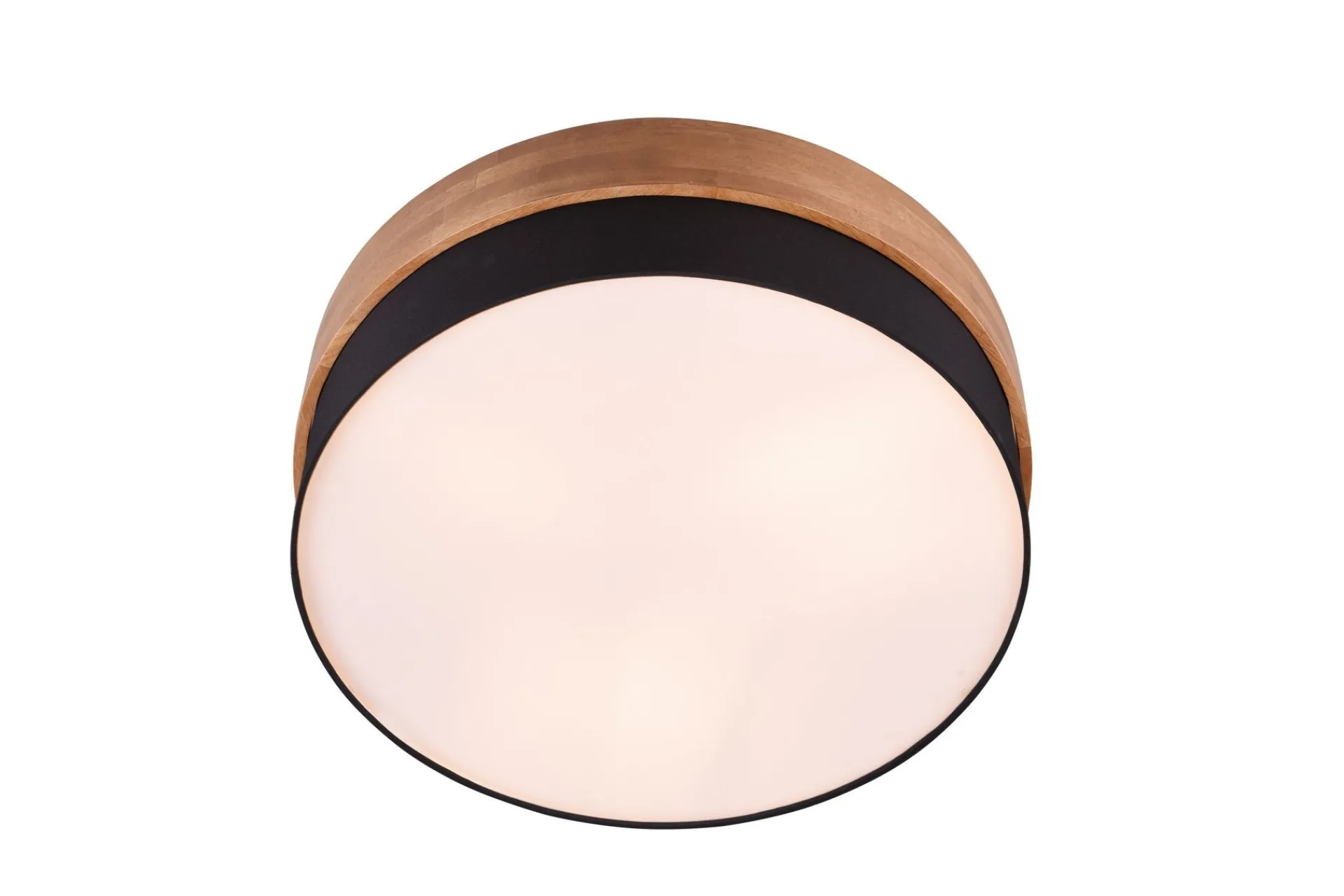 Trio Lighting Kjøkkenlampe|Vinduslampe-Seasons Taklampe 50 cm E14 Svart/Tre