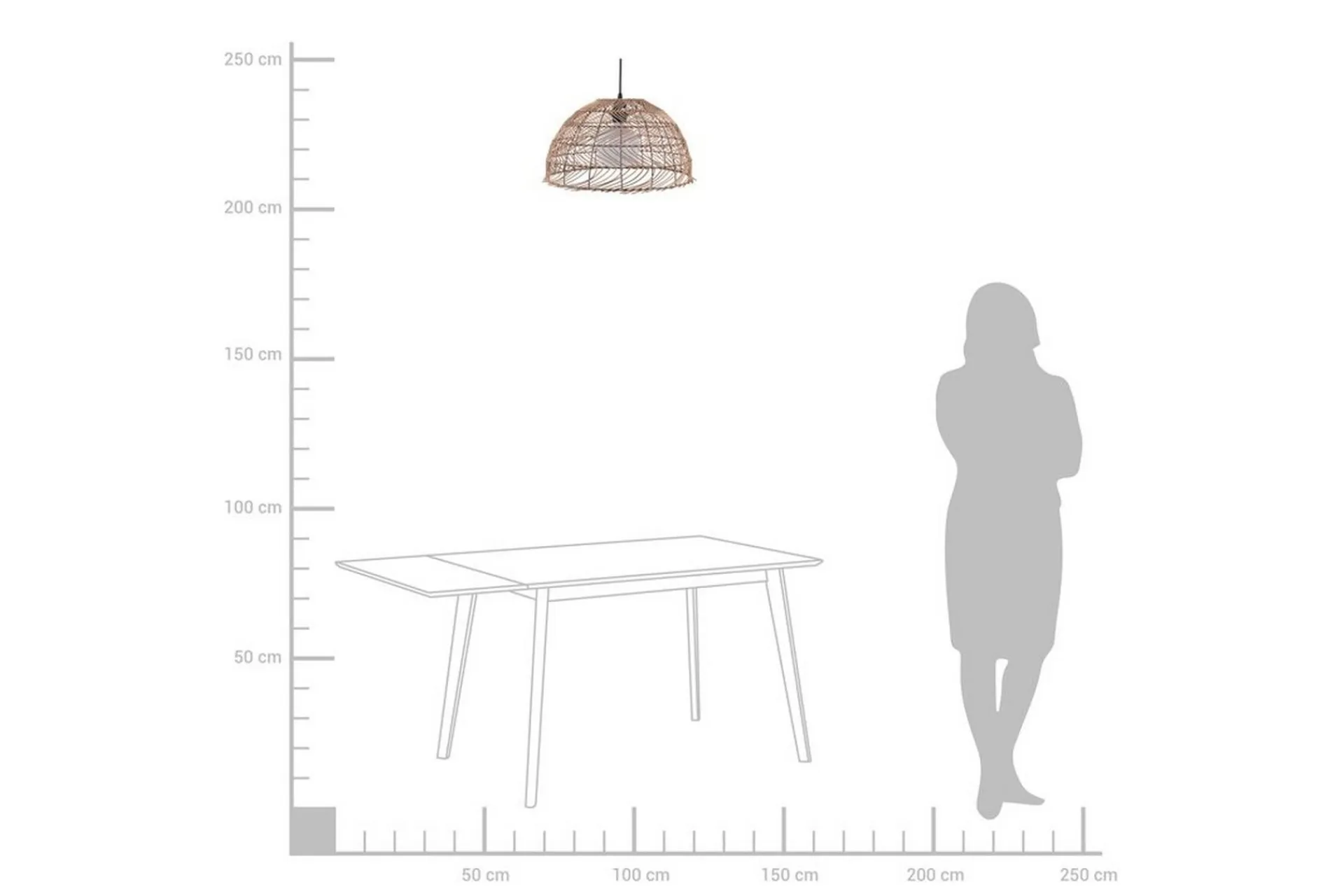 Selenge Taklampe 40 cm