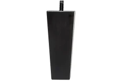 Sengetilbehør & Sengegavl|Møbelhengsler-Sengeben 15 cm 4-pk Svart