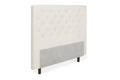 Sengetilbehør & Sengegavl-Sengegavl Dypstiftet 140 cm Beige