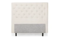 Sengetilbehør & Sengegavl-Sengegavl Dypstiftet 140 cm Beige