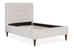 Kontinentalsenger|Komplett Sengepakke-Seng EMILIA med madrass HARMONY DELUX 90x200cm Beige