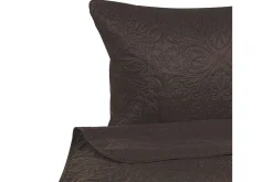 Sengeteppe-Sengeteppe Rayen med puter 160x220 cm Brun