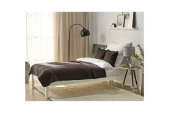 Sengeteppe-Sengeteppe Rayen med puter 160x220 cm Brun