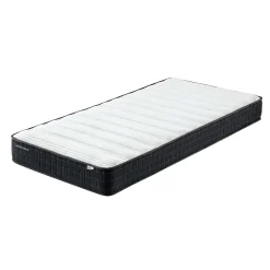 Seng HOME4YOU Jasper 90x200 cm med madrass Harmony Uno 180x40xh76 cm, Eik