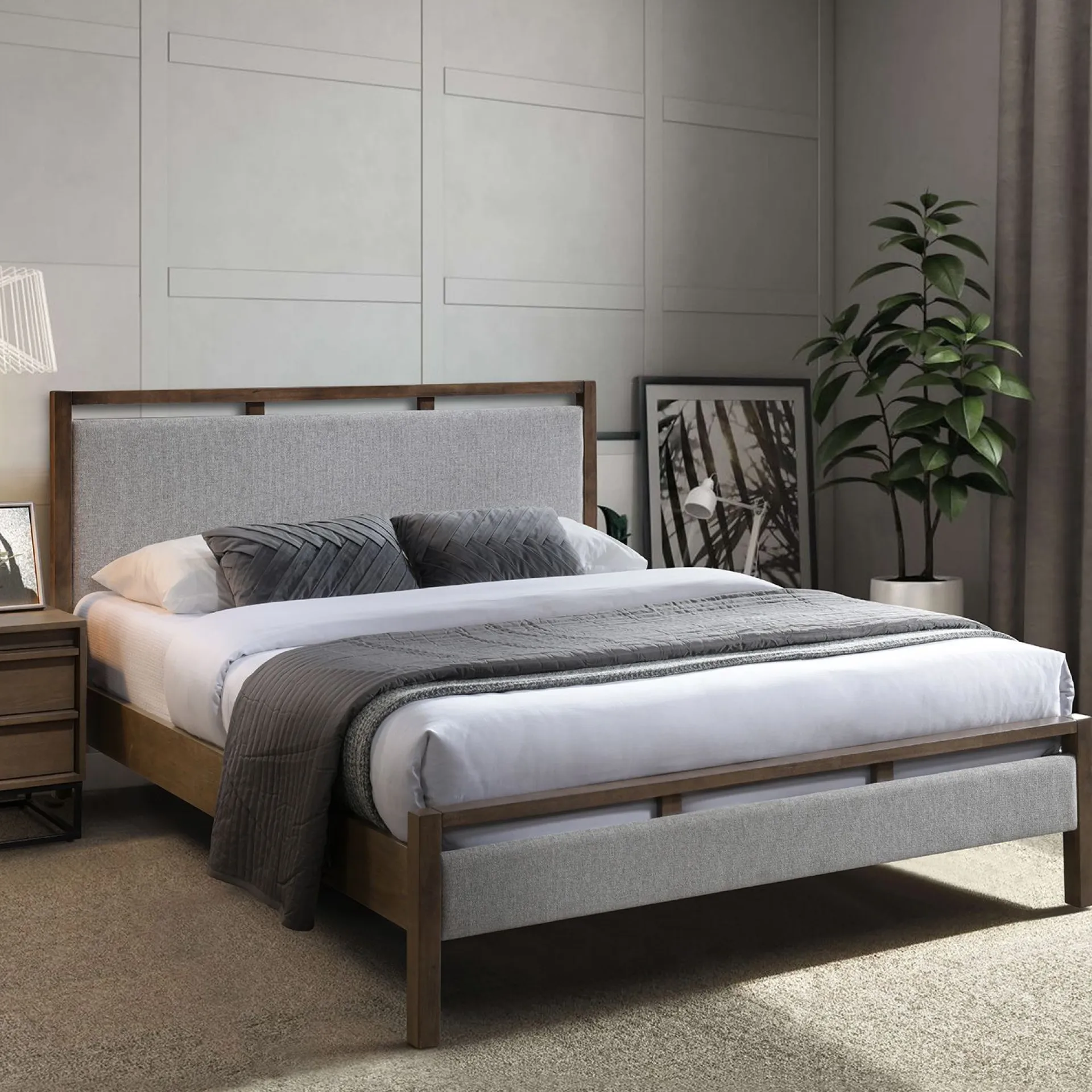 Seng HOME4YOU Voksi med madrass Harmony Top 160x200 cm