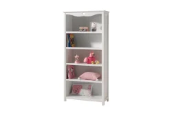 Seng med lamellbunn nattbord garderobe skrivebord bokhylle Amori 2-dørs