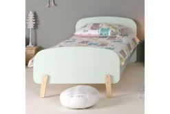 Møbelsett Til Soverom-Seng med nattbord Kiddy Mintgrønn