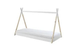 Barneseng & Juniorseng-Seng Tipi Med madrass Hvit,Natural