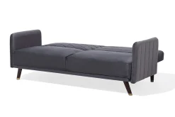 Velour Sofa & Fløyel Sofa|Sovesofaer-Senja Sovesofa 200 cm Grey