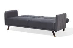 Velour Sofa & Fløyel Sofa|Sovesofaer-Senja Sovesofa 200 cm Grey