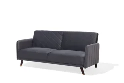 Velour Sofa & Fløyel Sofa|Sovesofaer-Senja Sovesofa 200 cm Grey
