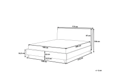 Bedly Sengeramme & Sengestamme-Sennez Dobbeltseng 160|200 Cm Grey