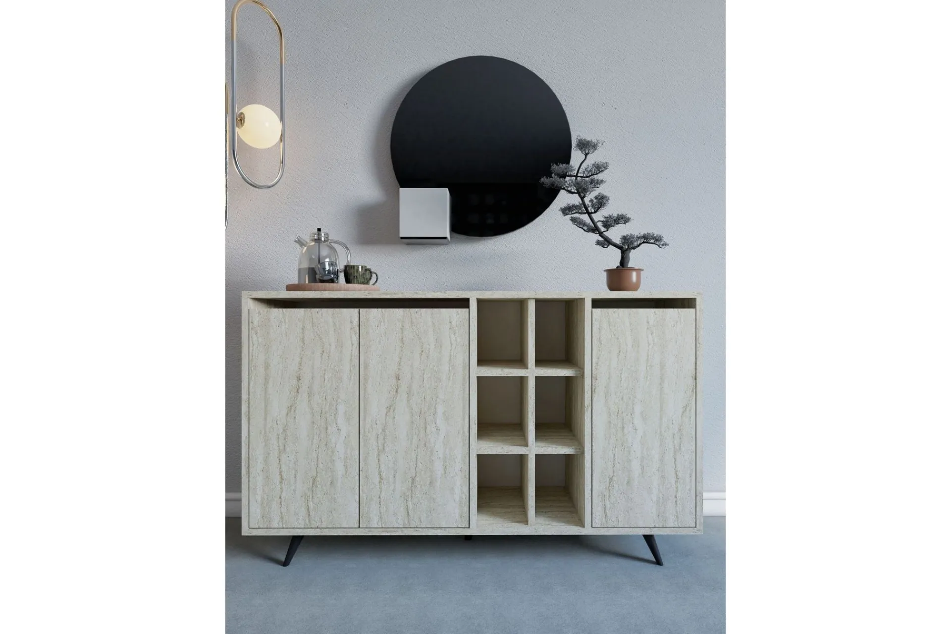 Gangbord|Avlastningsbord-Seria Konsollbord 140 cm Beige