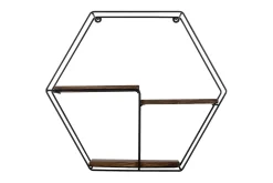 Vegghylle-Serotinus Vegghylle 60x15 cm 3 Hyller Svart