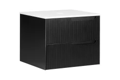 Servantskap Quintela Sort, Hvit, 60x52x48 cm