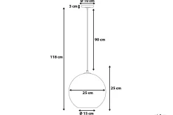 Kjøkkenlampe|Taklampe-Sessera Taklampe 15 cm Sølv