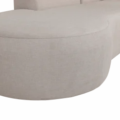 WOOOD 2-seters sofa med sjeselong Chios utendørs