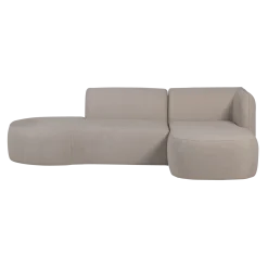 WOOOD 2-seters sofa med sjeselong Chios utendørs