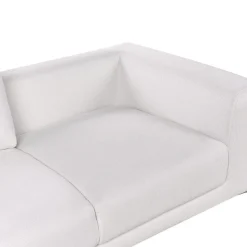 2 Seter Sofa-2-seters sofa Reinen Hvit,Svart