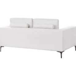 2 Seter Sofa-2-seters sofa Reinen Hvit,Svart