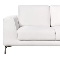 2 Seter Sofa-2-seters sofa Reinen Hvit,Svart