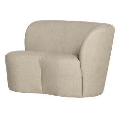 WOOOD Moduler|Moduler-2-seters sofa Stone utendørs høyre sand