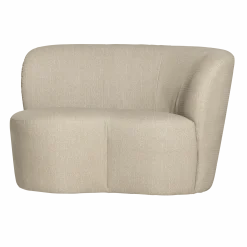 WOOOD Moduler|Moduler-2-seters sofa Stone utendørs høyre sand