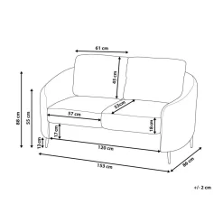 2 Seter Sofa-2-seters sofa Trosa Gull,Grey