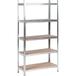 Tilbehør Utendørs-Sett med 2 garasjehyller Xitta 90 cm Sølv/brun