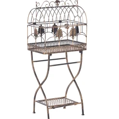 Tilbehør Utendørs-Sett med 2 hyller utendørs Sicily 43/37 cm 30/27 cm Svart