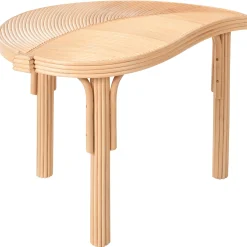 Loungebord & Sofabord Utendørs-Sett med 3 sofabord utendørs Paralia rotting Naturlig/beige