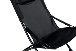 Venture Home Solstoler|Friluftsutstyr-Seville Relaxstol Sammenleggbar med Pute Svart