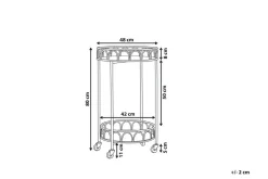 Shafter Serveringsvogn 48 cm