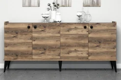 Gangbord|Avlastningsbord-Sharod Skjenk 182 cm Valnøtt
