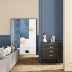 Gangoppbevaring|Kommode-Sideboard HOME4YOU Svart