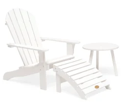 Hillerstorp Balkongmøbler-Sidebord Tennessee Ø50 cm Hvit