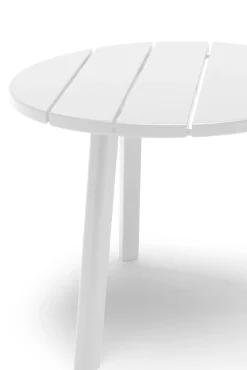 Hillerstorp Balkongmøbler-Sidebord Tennessee Ø50 cm Hvit