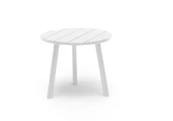 Hillerstorp Balkongmøbler-Sidebord Tennessee Ø50 cm Hvit