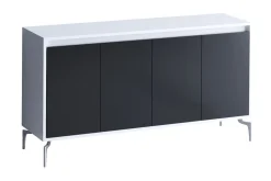 Sidobord Svart|Vit