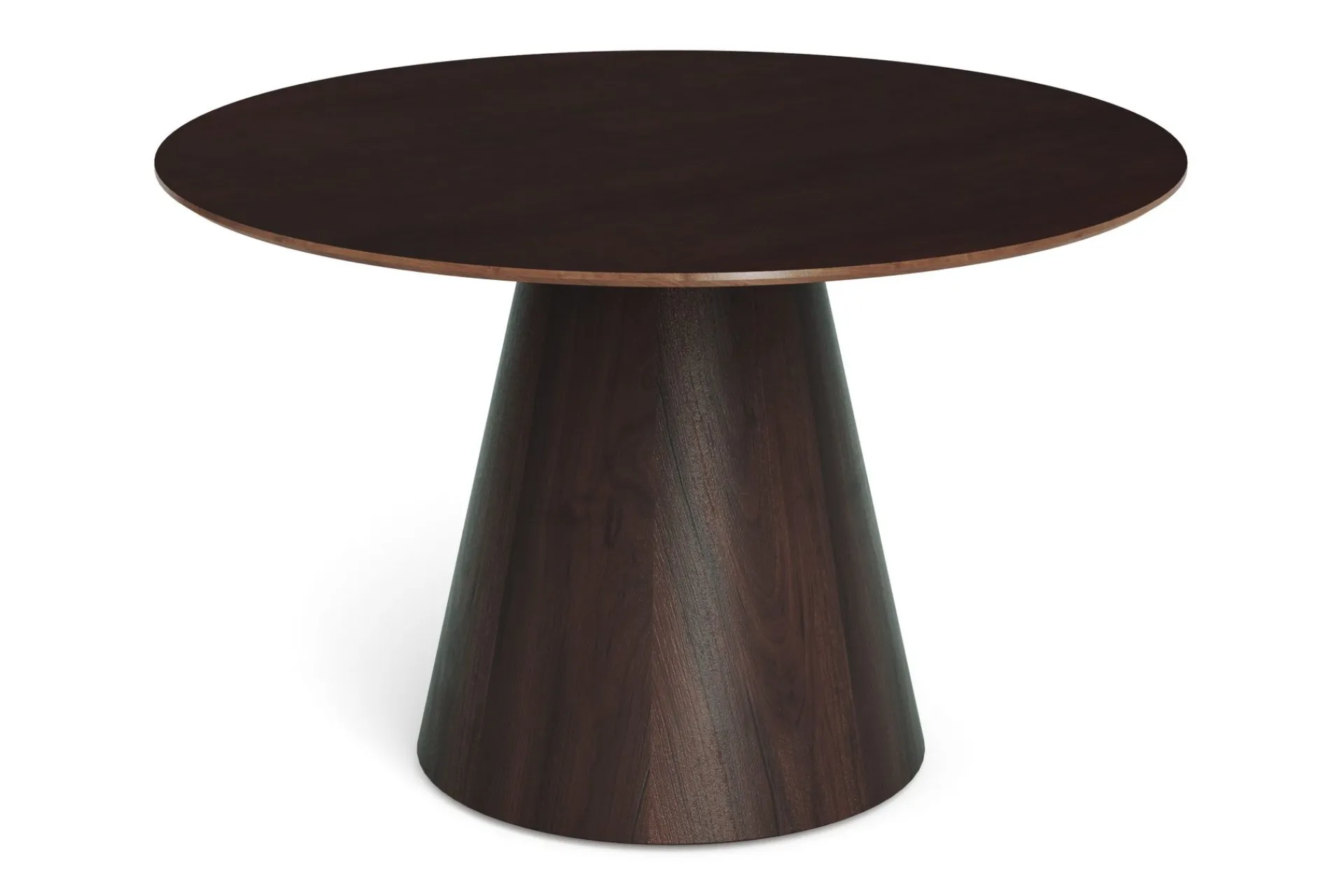 Bark Spisegrupper-Siena spisegruppe rund 130 cm med 6 Nibe Plus spisestoler Røkt eik